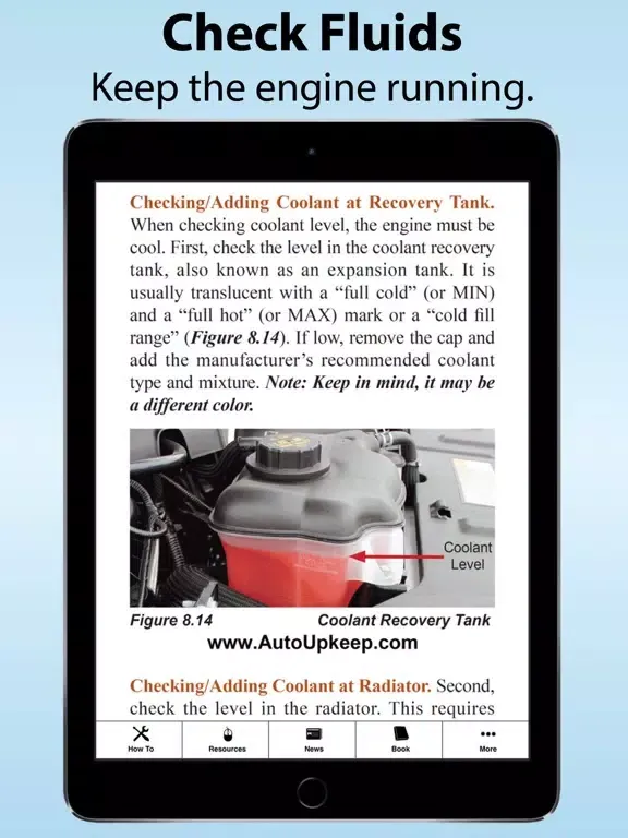 Ảnh chụp màn hình của Auto Upkeep iPad 