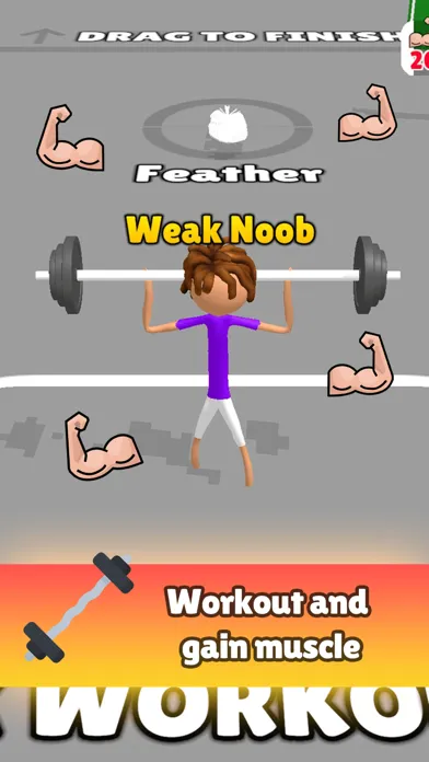 Скриншоты Strongman Rush 3D