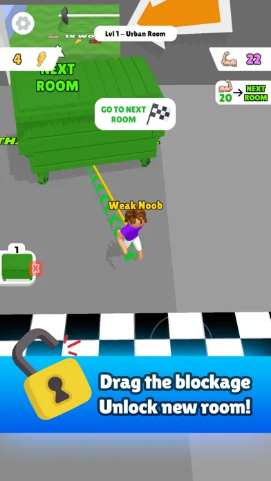 Скриншоты Strongman Rush 3D