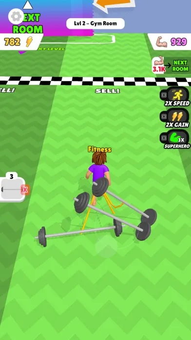 Скриншоты Strongman Rush 3D