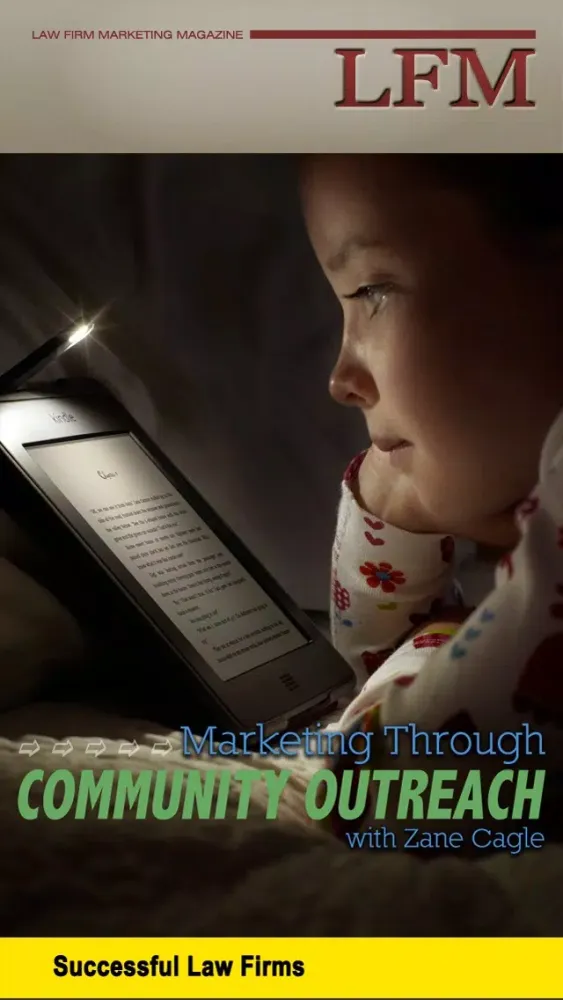 Ảnh chụp màn hình của Law Firm Marketing Magazine: Interviews with Lawyers, Leading Marketing Experts and Industry Icons
