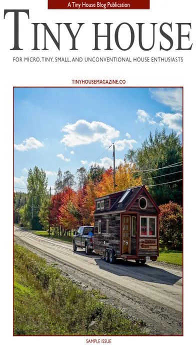 Capturas de pantalla de Tiny House Magazine
