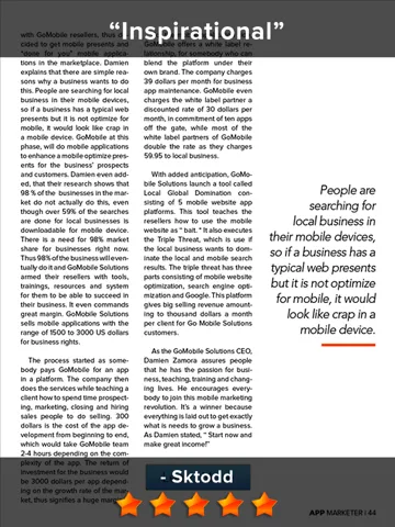 App Marketer Magazine - The Ultimate Guide To Indie iPhone App Game Development, Programming, Design And Marketing That Mobile Entrepreneurs Have Wired In Their Business To Double Downloads And Make A Fortune iPad  Screenshots