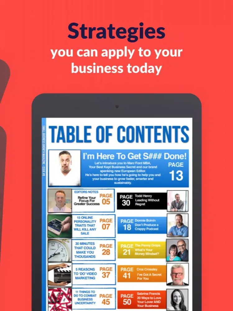 Small Business Growth Mag iPad  स्क्रीनशॉट
