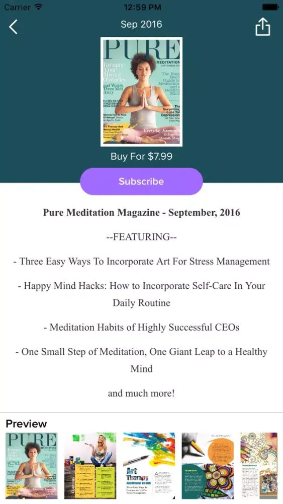 Pure Meditation Magazine应用截图