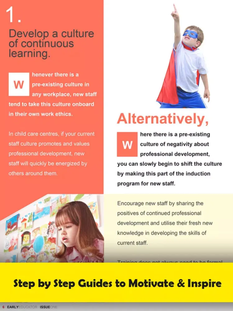 Скриншоты Early Educator Magazine iPad 