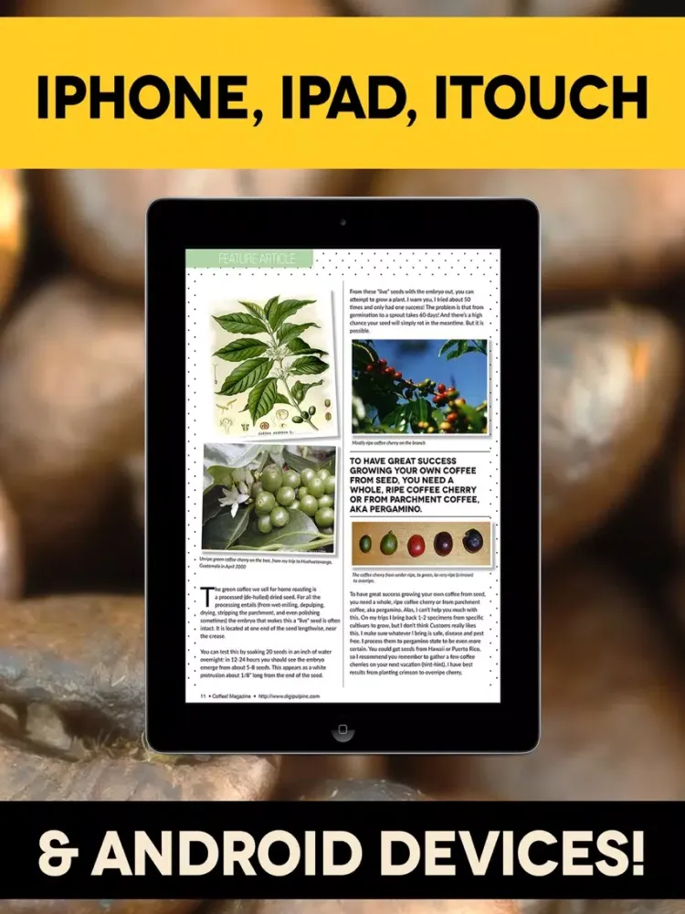 Tangkapan layar Coffee & Espresso Magazine - Your Home Coffee Shop iPad 