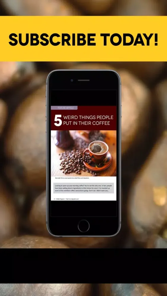 Tangkapan layar Coffee & Espresso Magazine - Your Home Coffee Shop