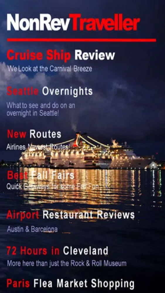 NonRev Traveler Magazine - Airline Employee Travel स्क्रीनशॉट