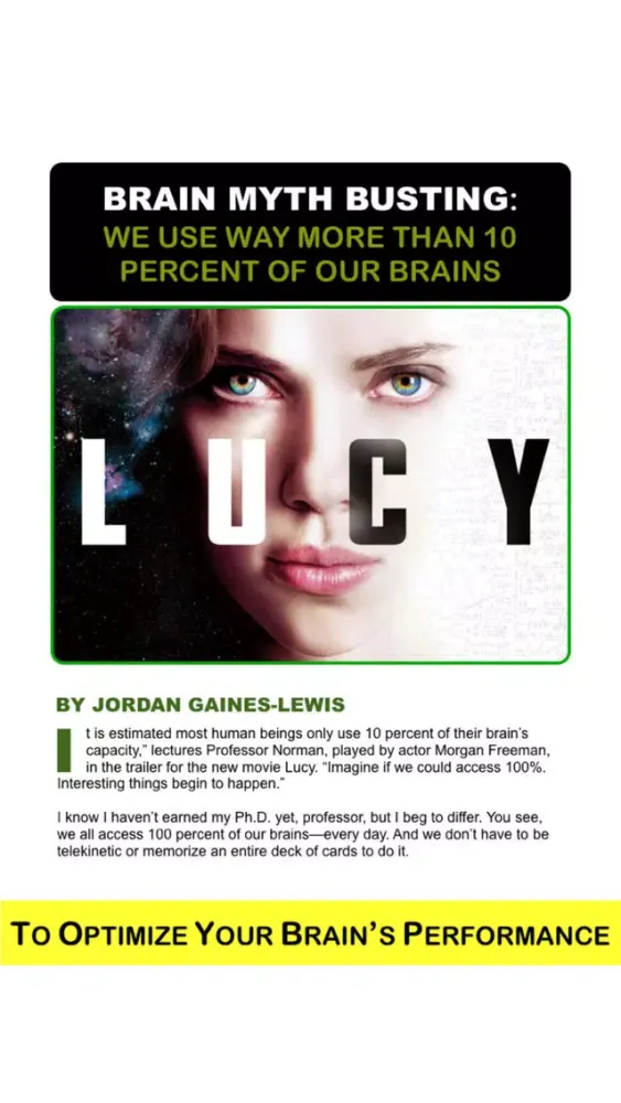 High Performance Brain Magazine Screenshots