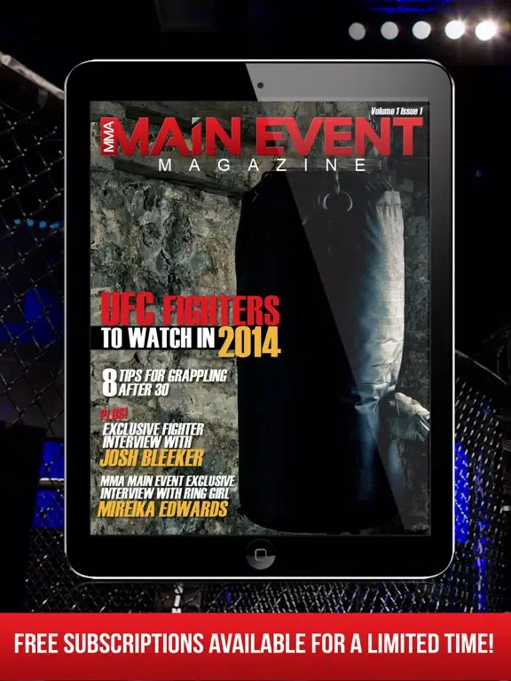 MMA Main Event Magazine iPad  Ekran Görüntüleri