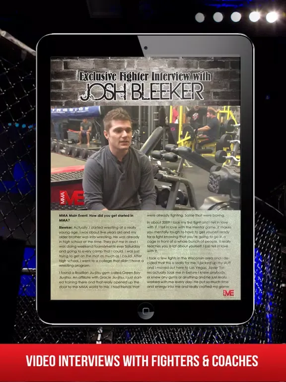 MMA Main Event Magazine iPad  Ekran Görüntüleri