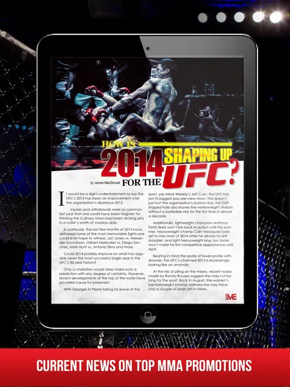 MMA Main Event Magazine iPad  Ekran Görüntüleri