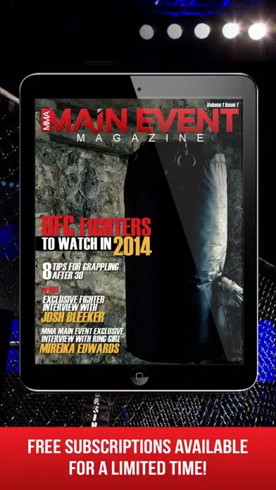 MMA Main Event Magazine Ekran Görüntüleri
