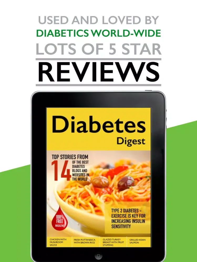 Diabetes Digest - Diabetic Mag iPad  Screenshots