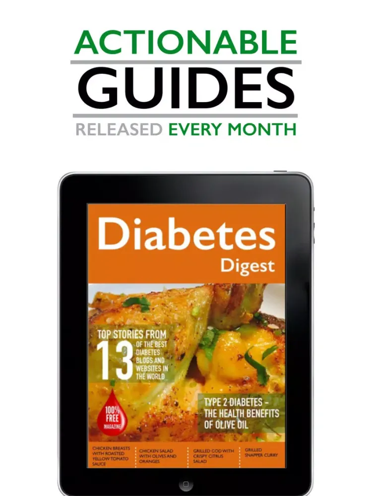 Diabetes Digest - Diabetic Mag iPad  Screenshots
