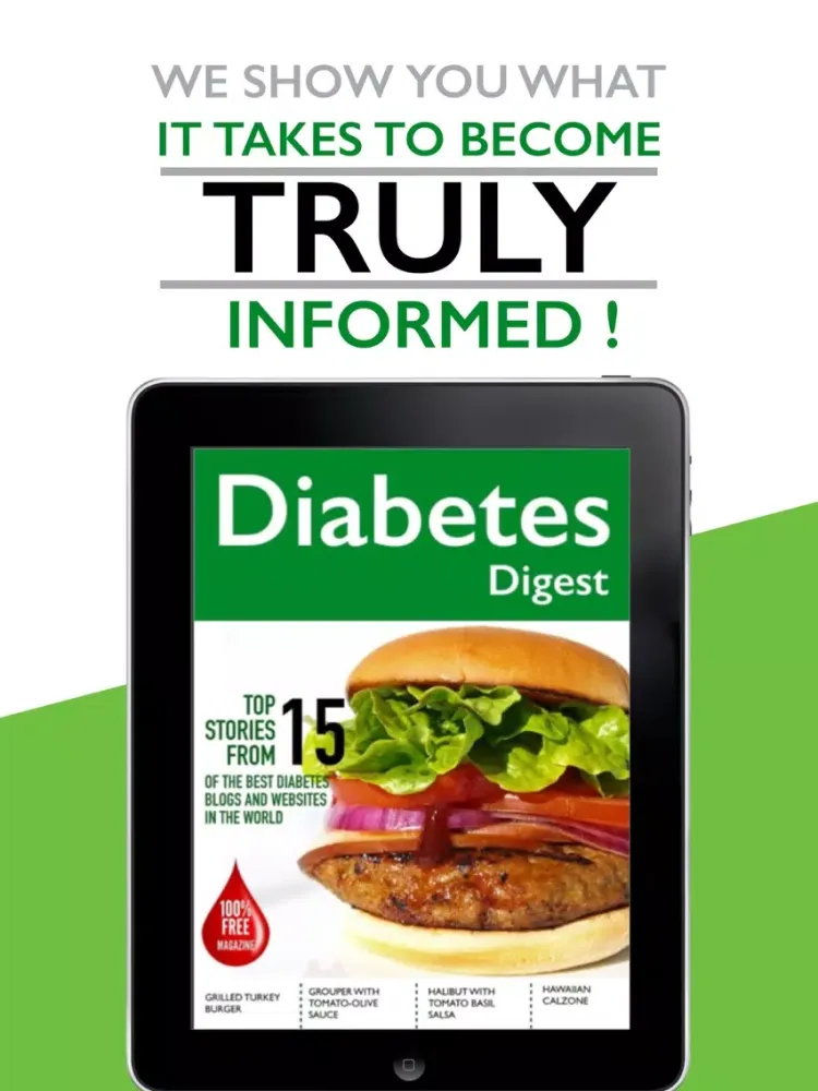 Diabetes Digest - Diabetic Mag iPad  Screenshots