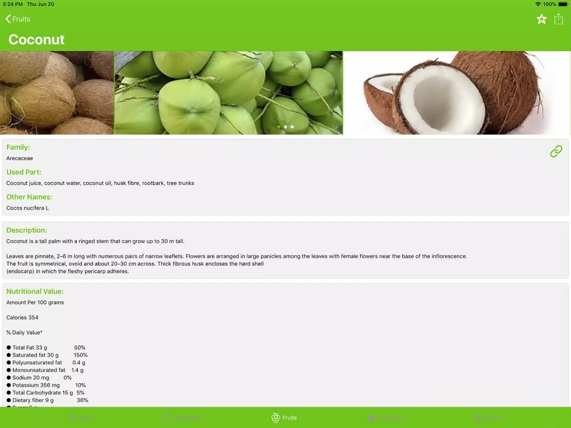Herbs & Fruits iPad  Screenshots
