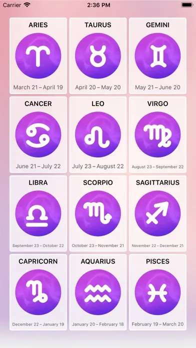 Captures d'écran de Horoscope Pro 2024