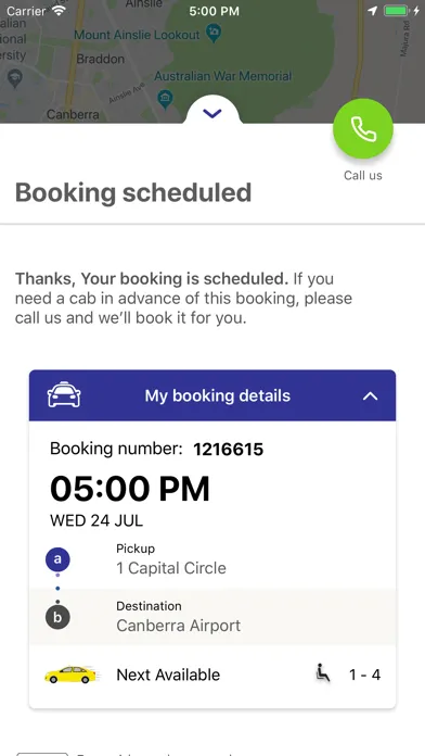 Canberra Elite Taxis Screenshots