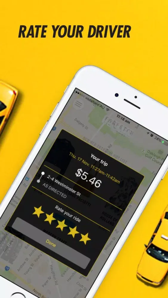Tangkapan layar Superior Taxi Booking Service