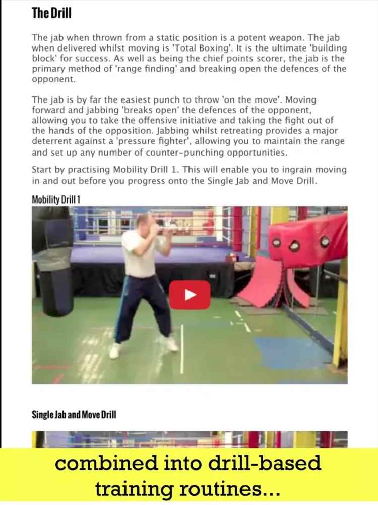 Boxing Skills Magazine iPad  Screenshots