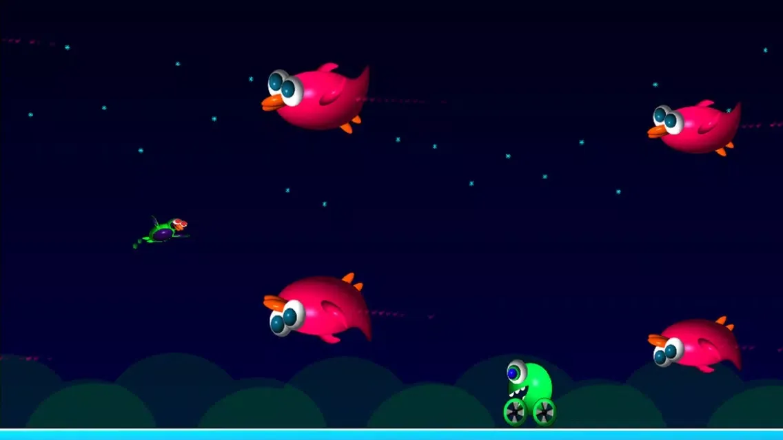 Alien Bird Rush سکرین شاٹس