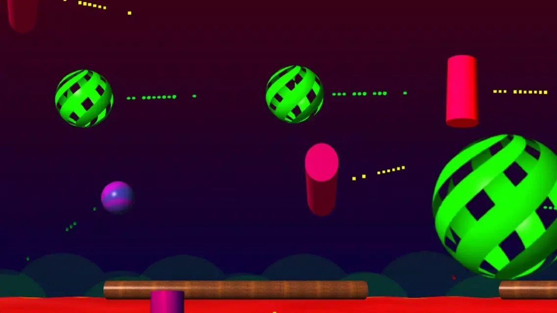 Capturas de tela do Flying Bouncing Ball Free