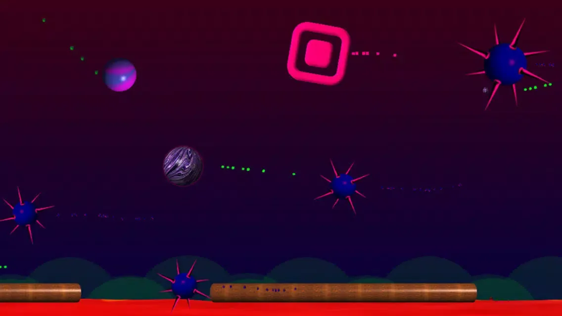 Capturas de tela do Flying Bouncing Ball Free