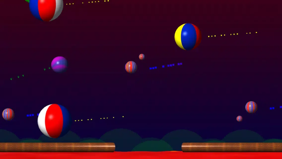 Capturas de tela do Flying Bouncing Ball Free