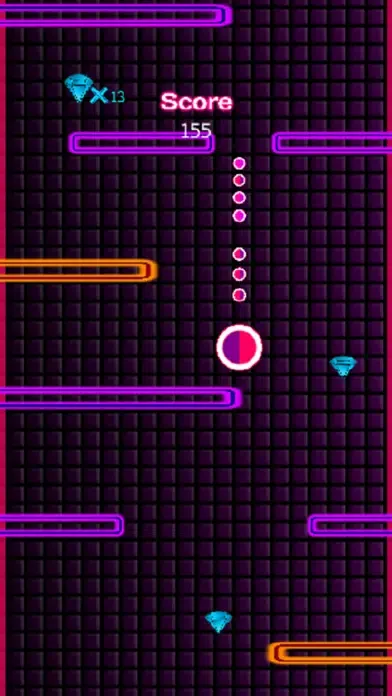 Pink Glow Fall Down Screenshots