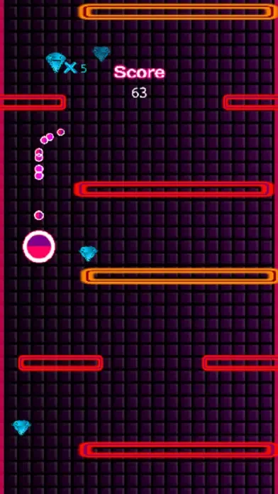 Pink Glow Fall Down Screenshots