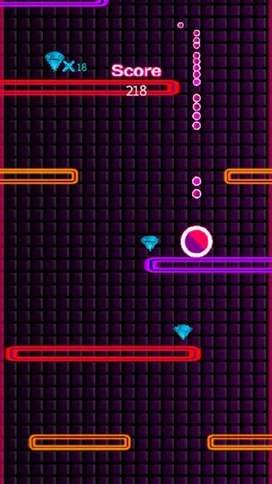 Pink Glow Fall Down Screenshots