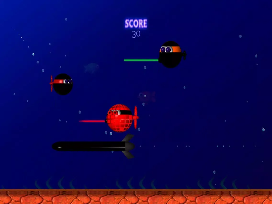 Sub Ninja Lite iPad  Screenshots
