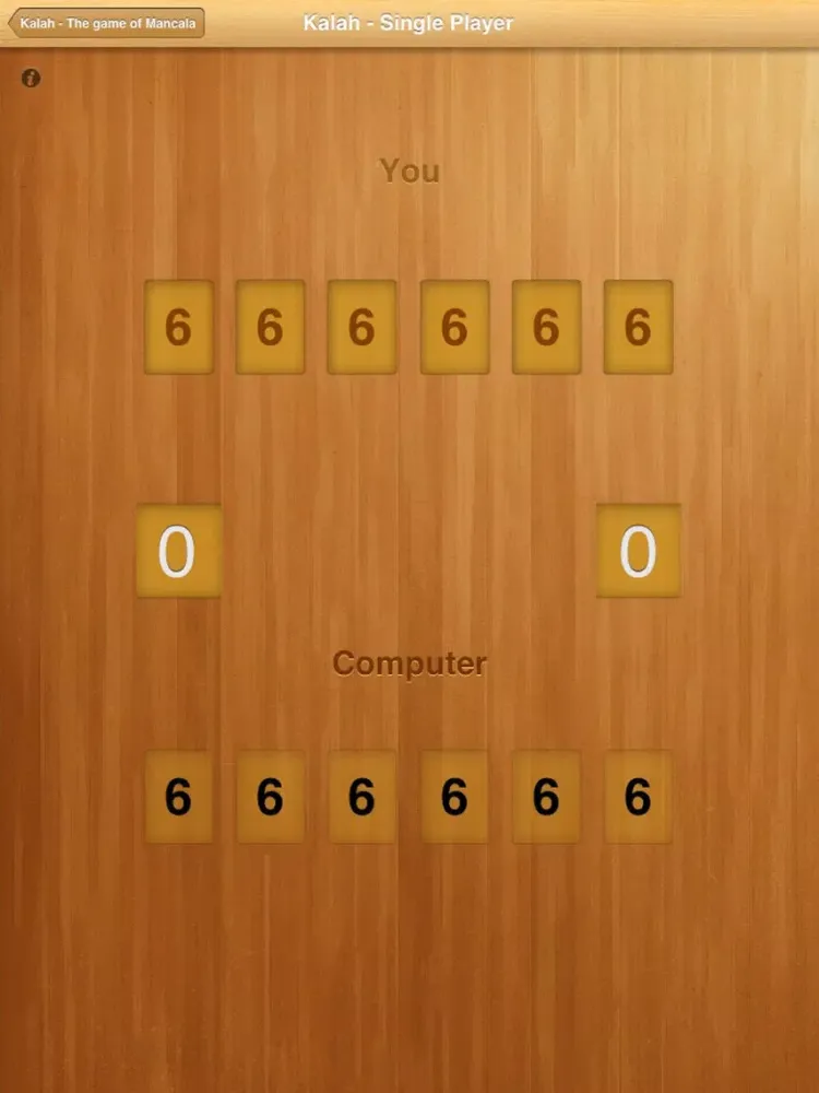 Скриншоты Kalah Mancala iPad 