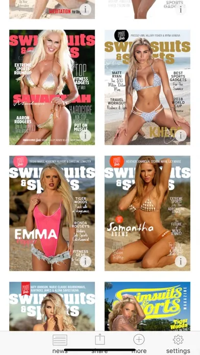Zrzuty ekranu Swimsuits & Sports Magazine