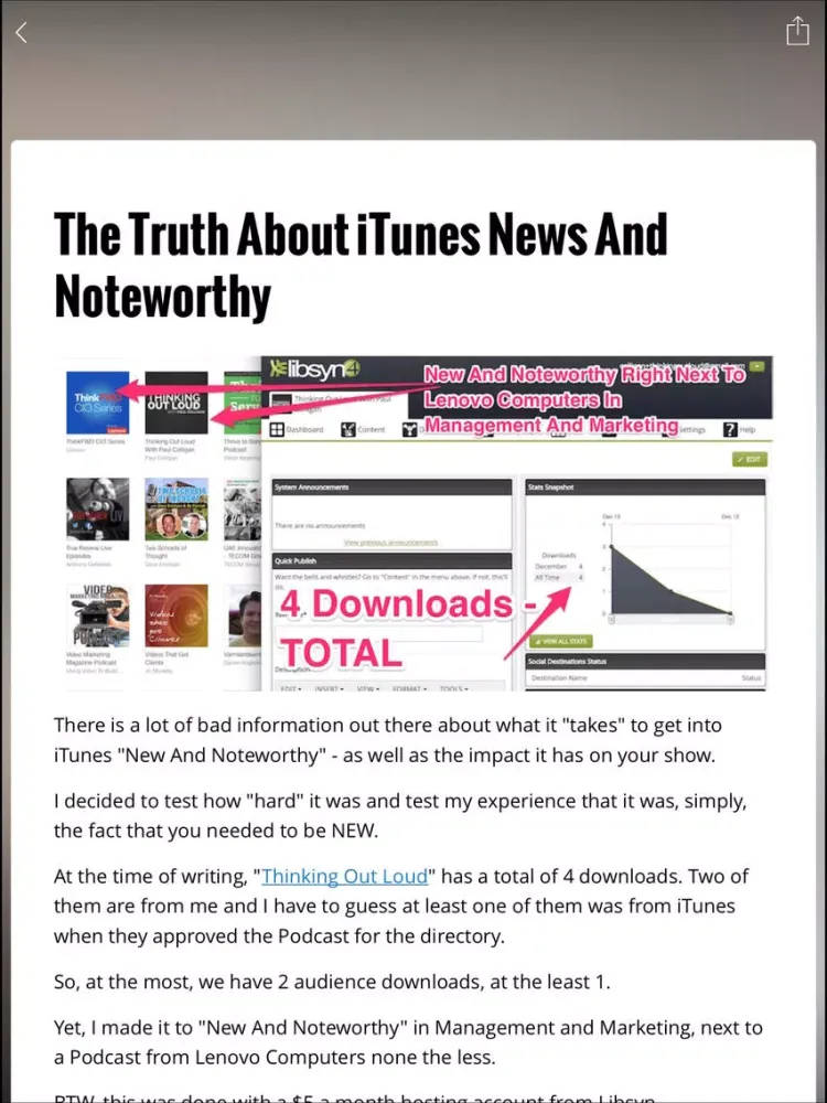 How To Podcast App iPad  Screenshots