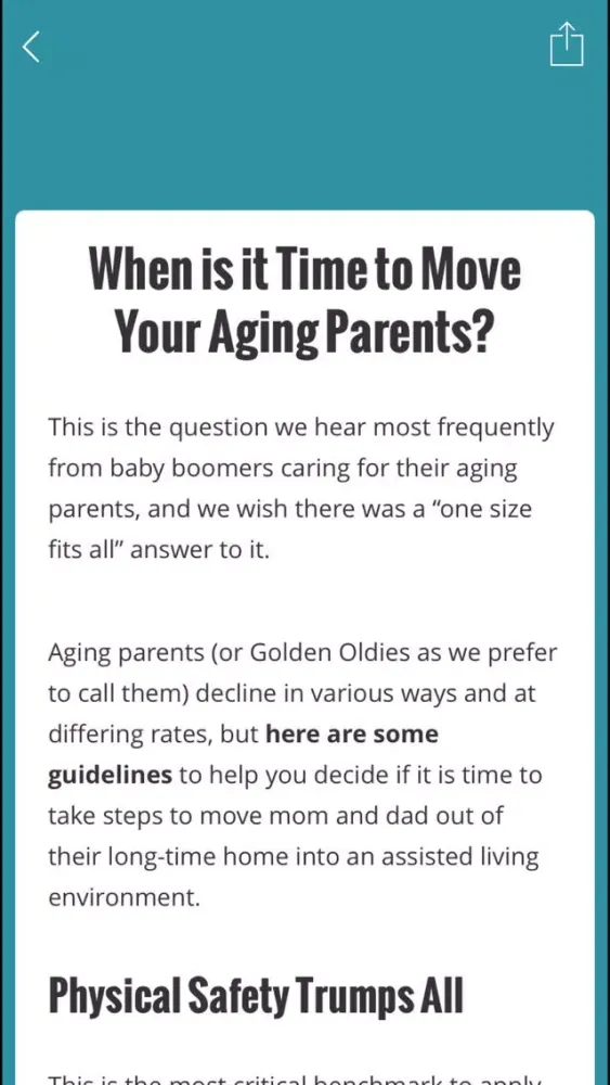 Tender Loving Eldercare - Family Caregiver's Guide Ekran Görüntüleri