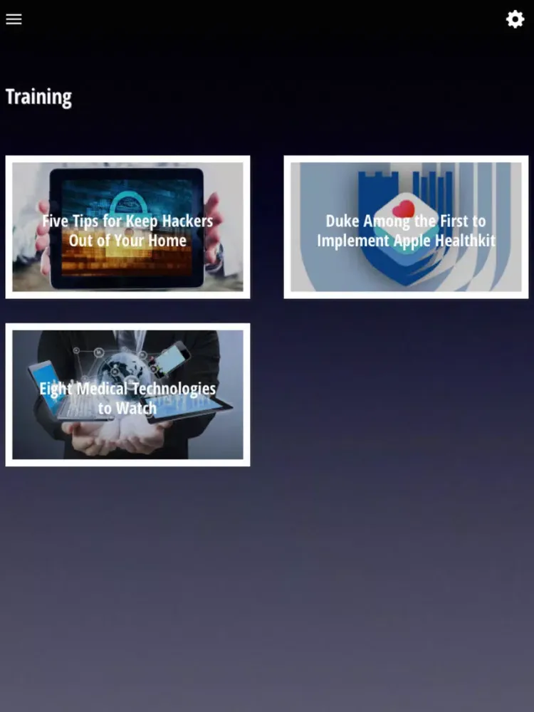 Capturas de pantalla de Healthcare Cybersecurity Today iPad 