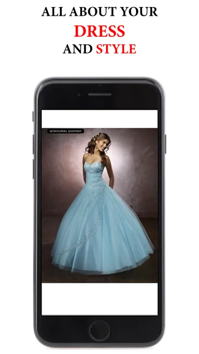 Capturas de tela do Quinceanera Quarterly Magazine