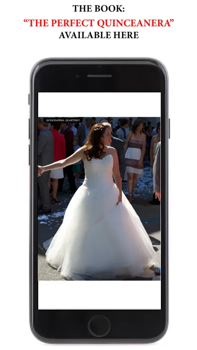 Capturas de tela do Quinceanera Quarterly Magazine
