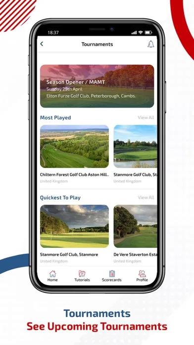 Capturas de pantalla de JGS (Jaffery Golf Society)