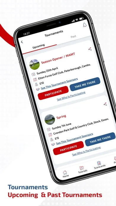 Capturas de pantalla de JGS (Jaffery Golf Society)