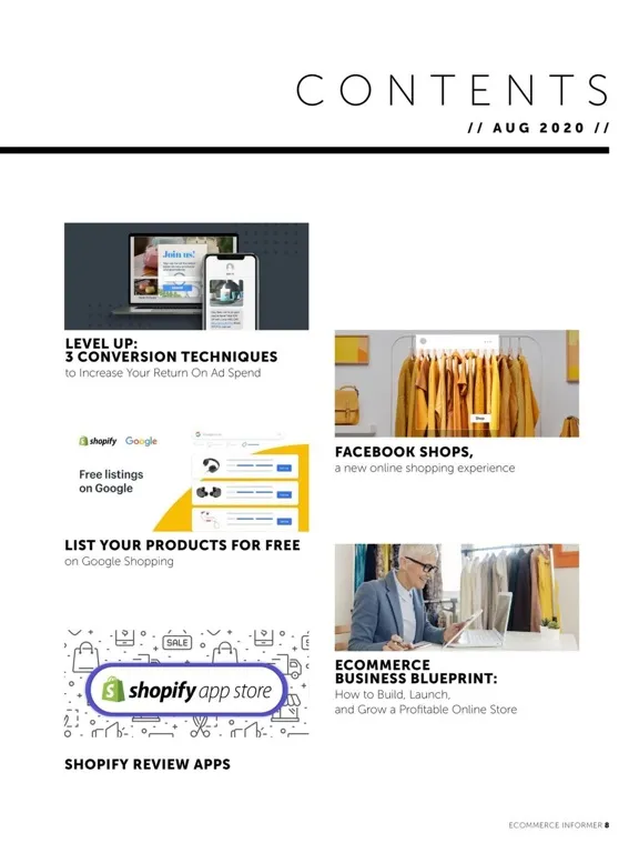 eCommerce Informer Magazine iPad 应用截图