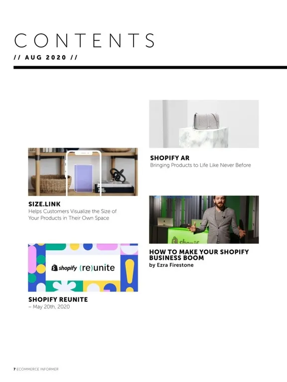 eCommerce Informer Magazine iPad 应用截图