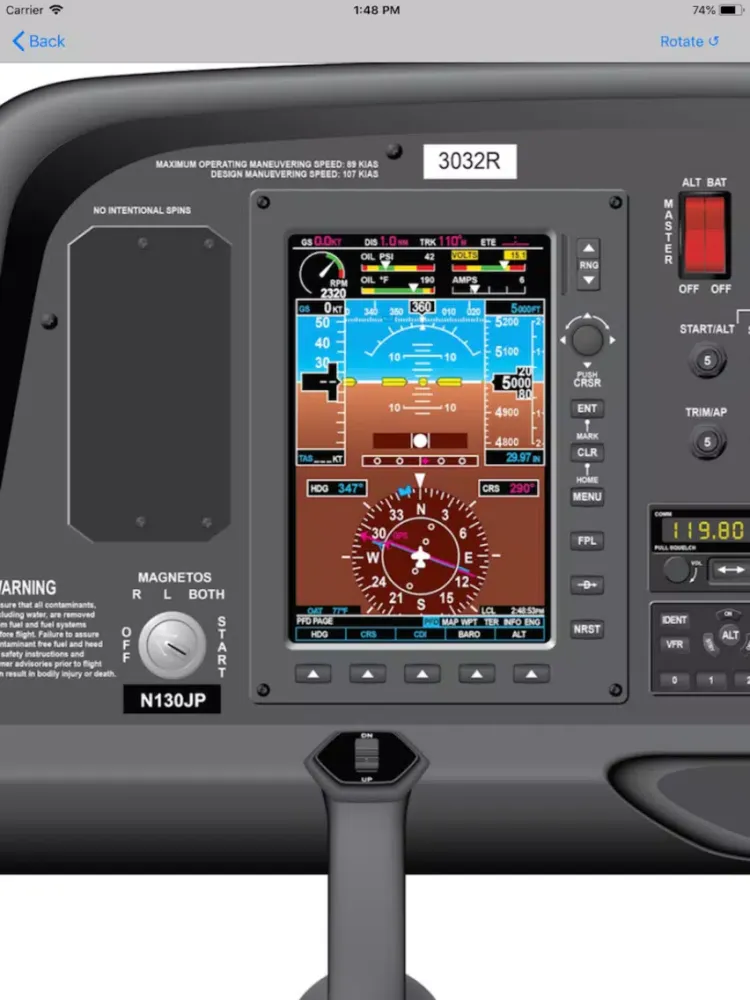 C162 Skycatcher Study App iPad  Screenshots