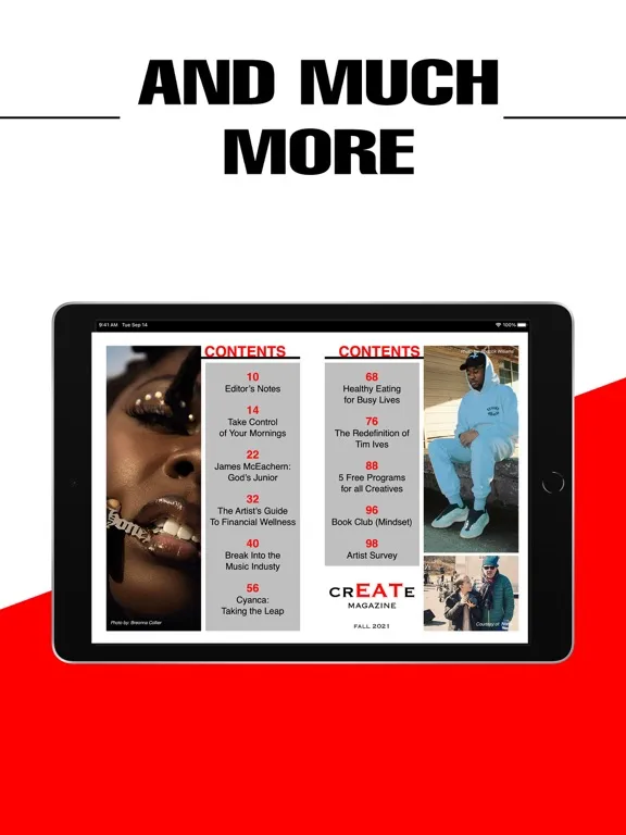 crEATe Magazine for Artists iPad  スクリーンショット