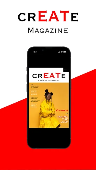 crEATe Magazine for Artists スクリーンショット