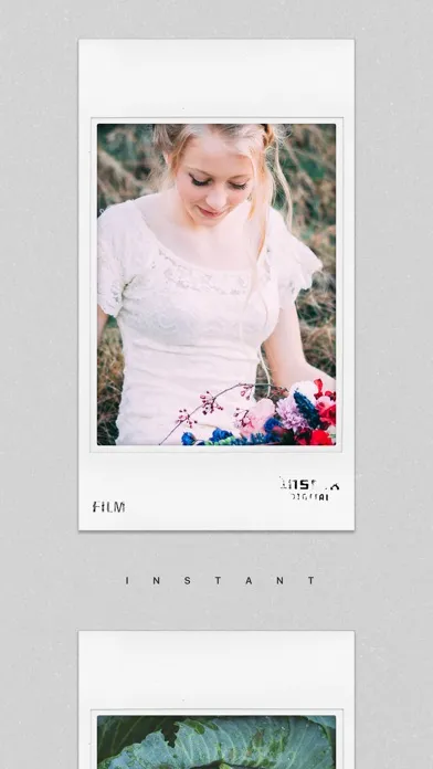 Zrzuty ekranu nomo cam - instant film camera