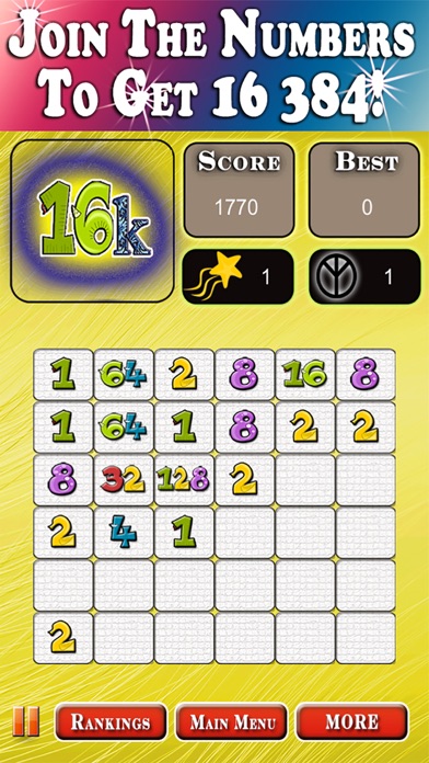 Screenshot di 16384 - The Father of 2048, Free Puzzle Game
